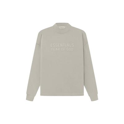 Fear of God Essentials SS23 Relaxed Crewneck Sweatshirt with Seal Logo Print Men Sweatshirt Seal-Grey FOG-SS23-022