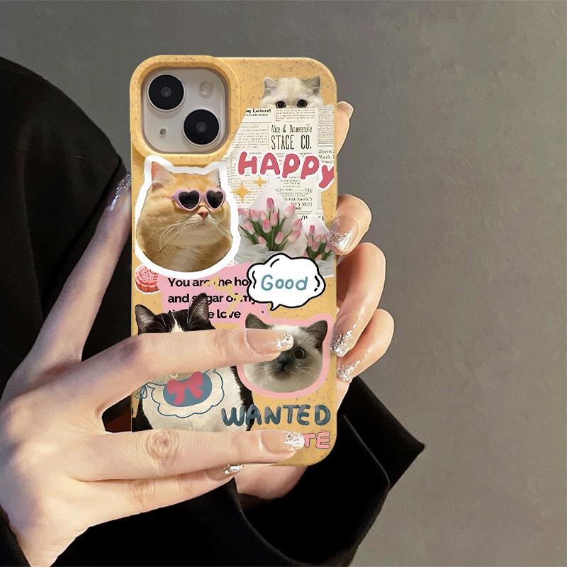 

Чехлы для мобильных телефонов iPhone 11 13 XR 15 Pro Max 12 14 Pro Max Чехол для iPhone 16 7 Plus 8 Plus XS Max Разлагаемые и экологически чистые iPhone 11 жёлтый