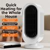 Fast Warming Electric PTC Space Heater Indoor Portable Desktop Bedroom Office Sitting Room Heater