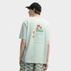 Fila X Maison Kitsune Fox T-Shirt Colorful Fox Dopamine Style Fashion Trendy Comfortable Casual Short Sleeve T-Shirt Unisex Tops F11U529101F-LG