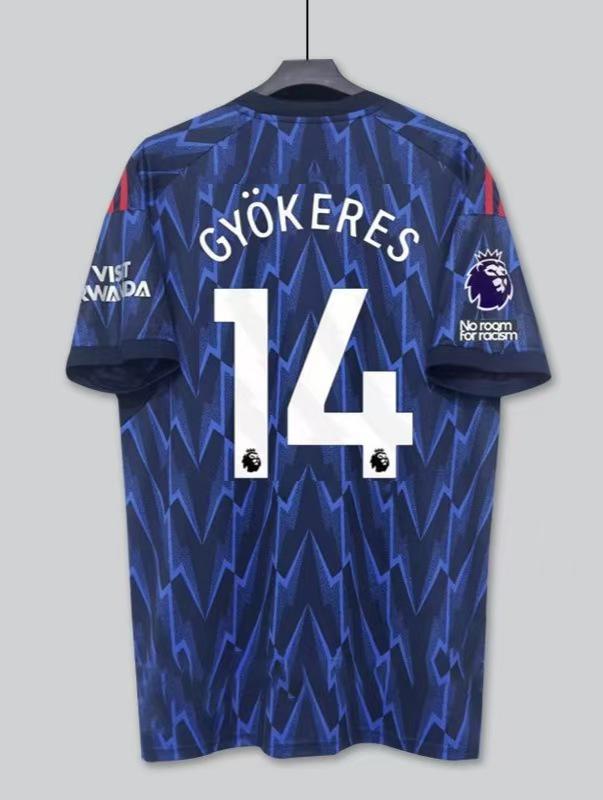 

Arsenal Premier League Away Kit - Saka & Rice Fan and Player Versions L