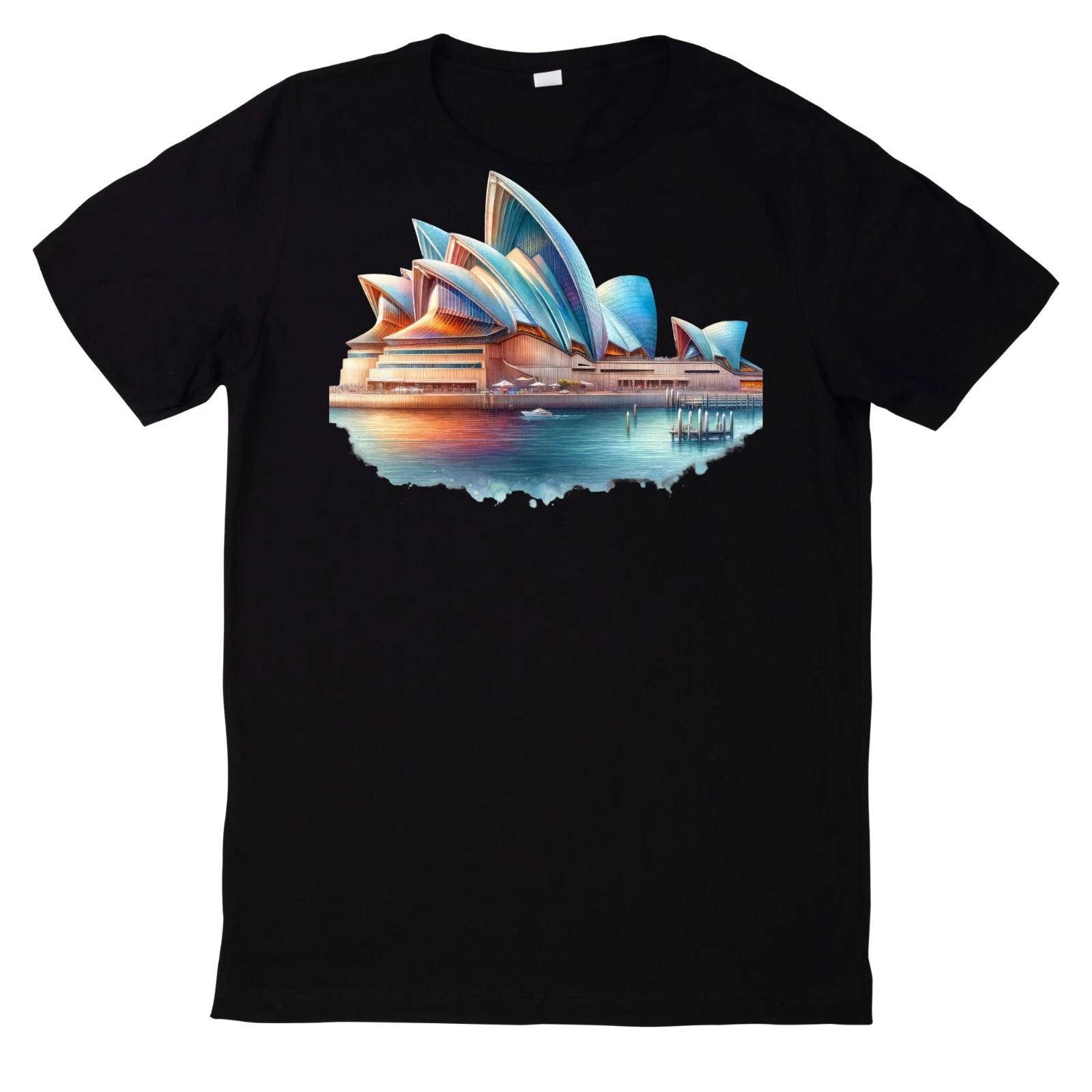 T-Shirt Aquarell Reise Sehenswürdigkeiten XS