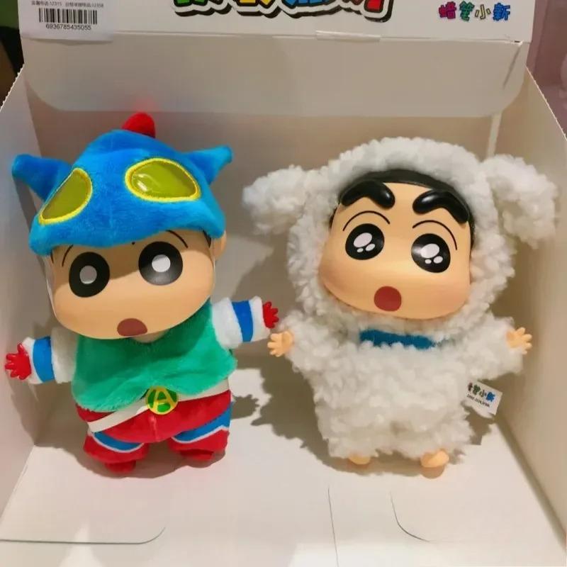 Crayon Shinchan Dressing Party Series Mystery Box Vinyl Wool  Anime Figure Custom Collectible Toy Ornament Birthday Gift TOPTOY