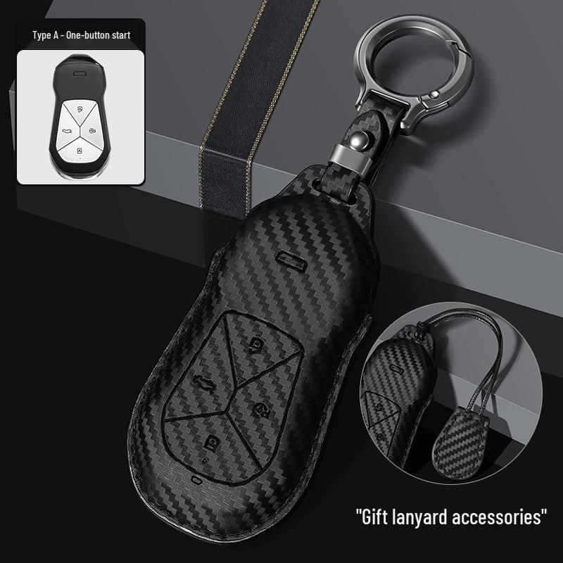 

Xpeng Genuine Leather Key Cover for G9, P7i, G3i, P5, G6 with Carbon Fiber Shell Buckle Box