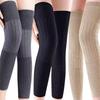 Black Cashmere Wool Knee Brace Pads Women Men Cold Leg Arthritis Kneepad Winter Outdoor Sports Leg Guard Coldproof Leg Warmers