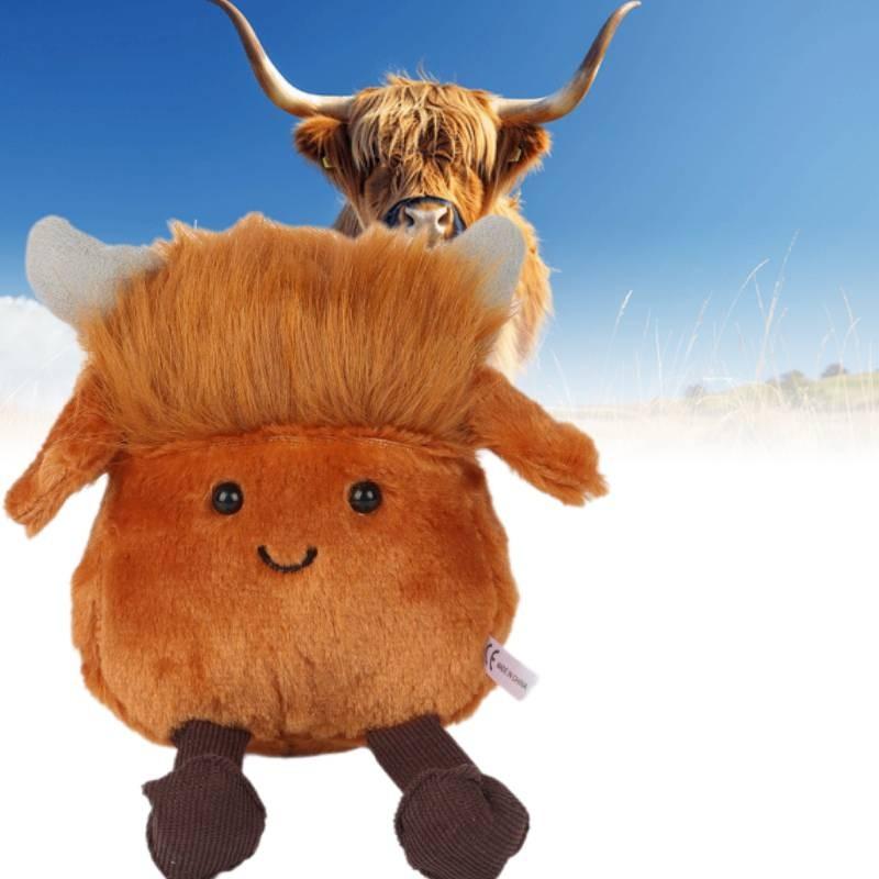 Calf Plush Carey Toy Cartoon Animal Stuffed Doll Room Decoration Gift Children