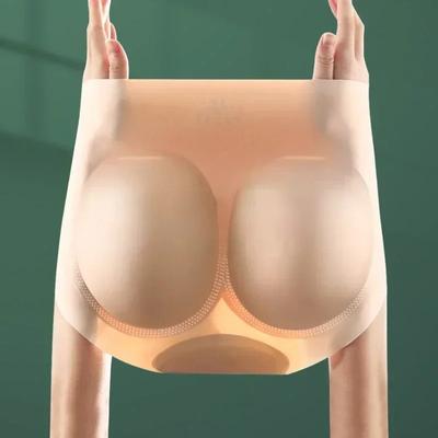 Letnie Bezszwowe Majtki Modelujące Ciało Silikonowe Wkładki na Biodra i Pośladki Majtki Push-Up Duża Dupa Podnośnik Pośladków Seksowna Bielizna na Pośladki