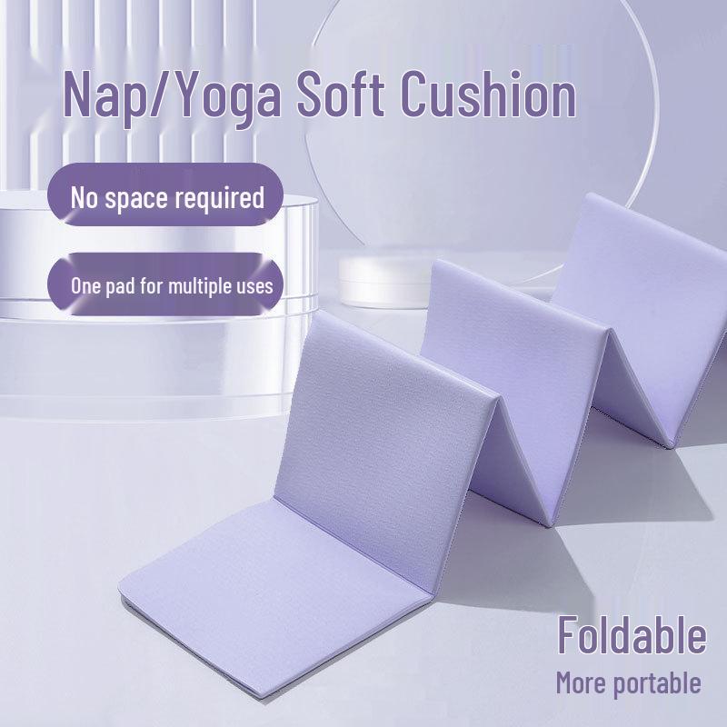 Foldable Non-Slip Yoga & Fitness Mat for Exercise, Gym, and Student Naps