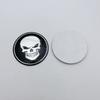 4pcs 45mm 56mm Skull Logo Emblem Badge Car Stickers Car Wheel Center Caps Wheel Hubcaps Rim Hub Cover Replace Car Accessories