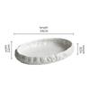 Stone Patterned Ceramic Dining Plate Main Dish Plate Oval Sushi Plates Dim Sum Dish Pasta Dish Steak Plates Dessert Bowl Tray