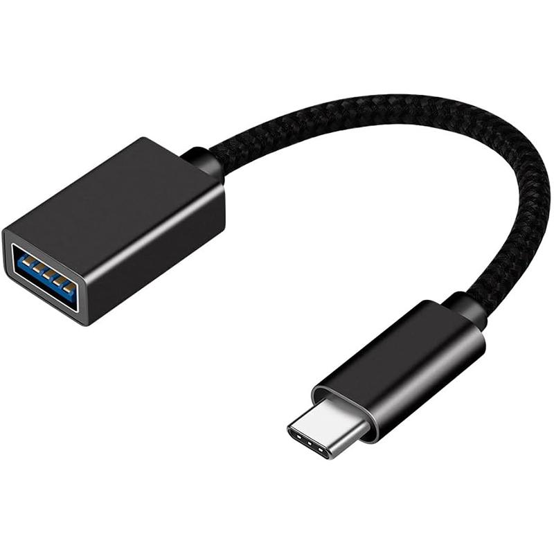 OTG Type C Cable Adapter USB to Type C Adapter Connector for Xiaomi Samsung S20 Huawei OTG Data Cable Converter for MacBook Pro 3