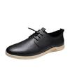 88 Men'S Shoes Casual Shoes Spring Low-Top Leather Dress Gentleman Casual Shoes Flat British Single Shoe Cover