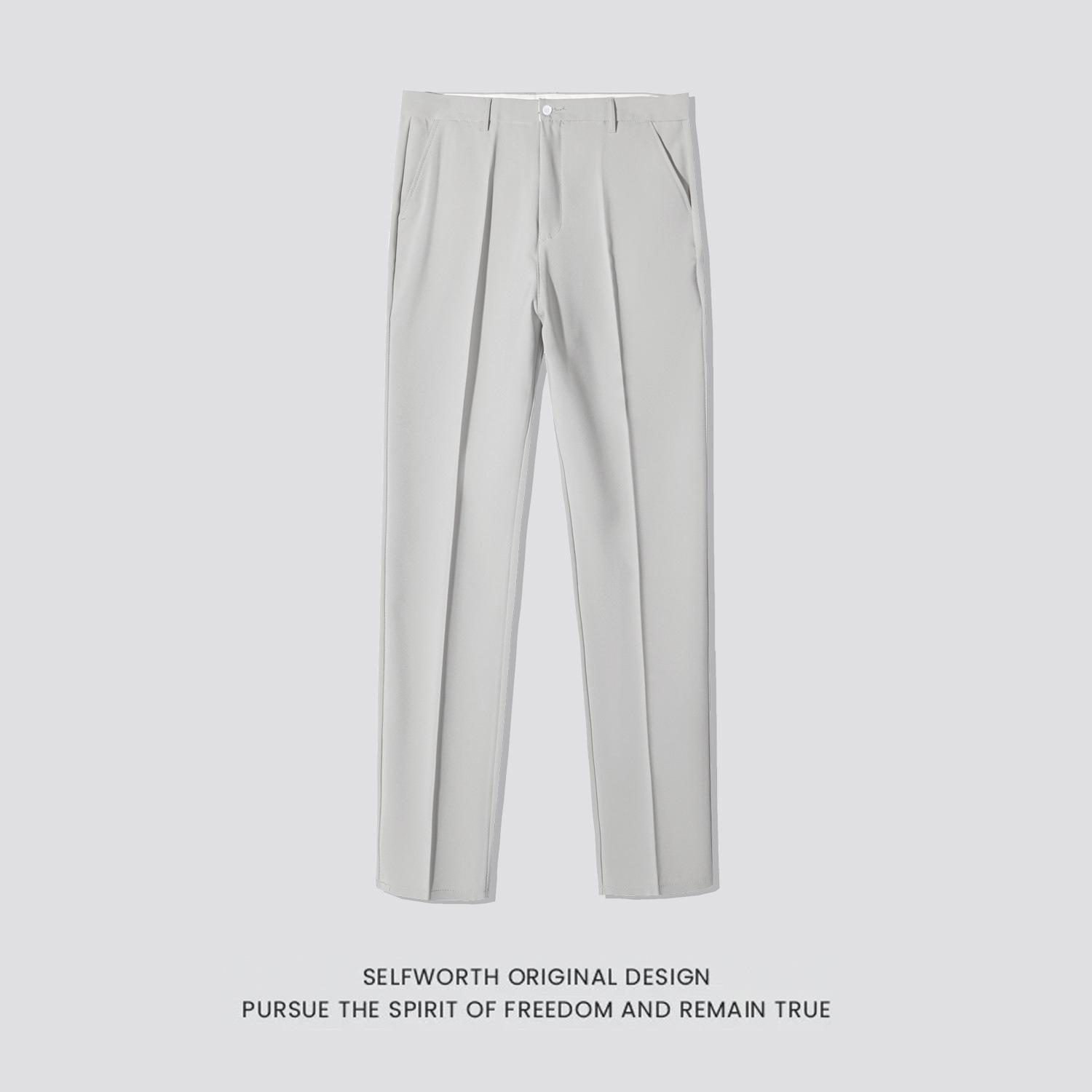 

Мужские облегающие зауженные брюки – однотонные, повседневные и деловые 33