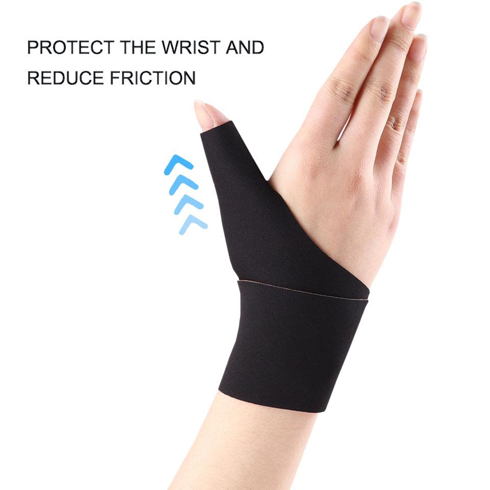 1Pcs Thumb Wrist Brace Lightweight Support Sleeve Prevents Sprains Tendon Sheath Protection for Men Women