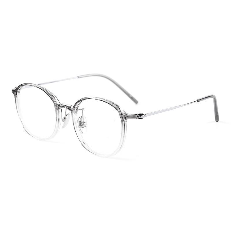 6.8g Ultralight Pure Titanium Small Round Eyeglasses Frame – Trendy Internet Celebrity Style