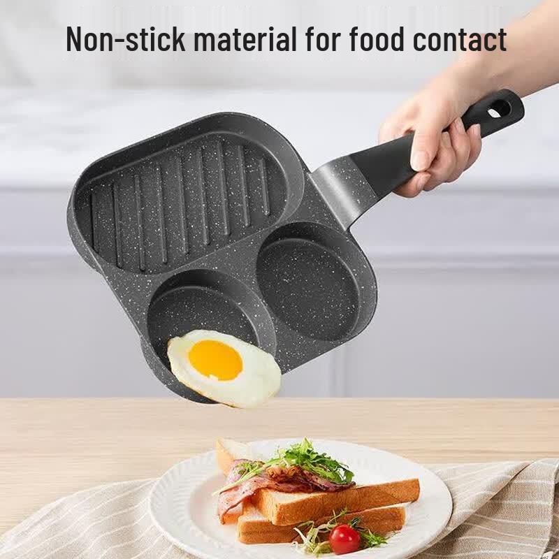 SUPOR 3-Hole Non-Stick Breakfast Frying Pan