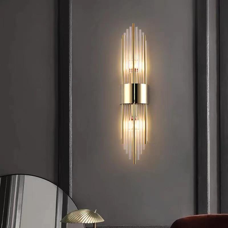 Nordic Luxury Crystal Wall Lamp for Living Room, Bedroom, Stairway, and Aisle Decor