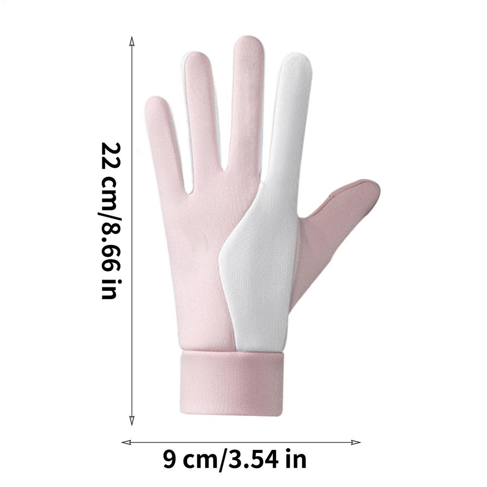 

Riding Gloves Motorcycle Mens Warm Full Finger Motorbike Protective Gear Motorcycle Gloves For Men And Women For Powersports рожевий