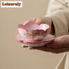 Exquisite Lard Frozen Ceramic Tea Separator Infusor Cute Yellow Cat  Tea Strainer Tea Soaking Tea Filter Holder Teaware Ornament