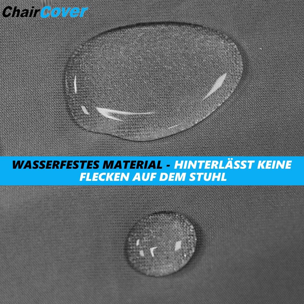 ChairCover Stuhlhussen Set Stretch Stuhlüberzug Stuhlbezug 4er Anthrazit Dehnbar