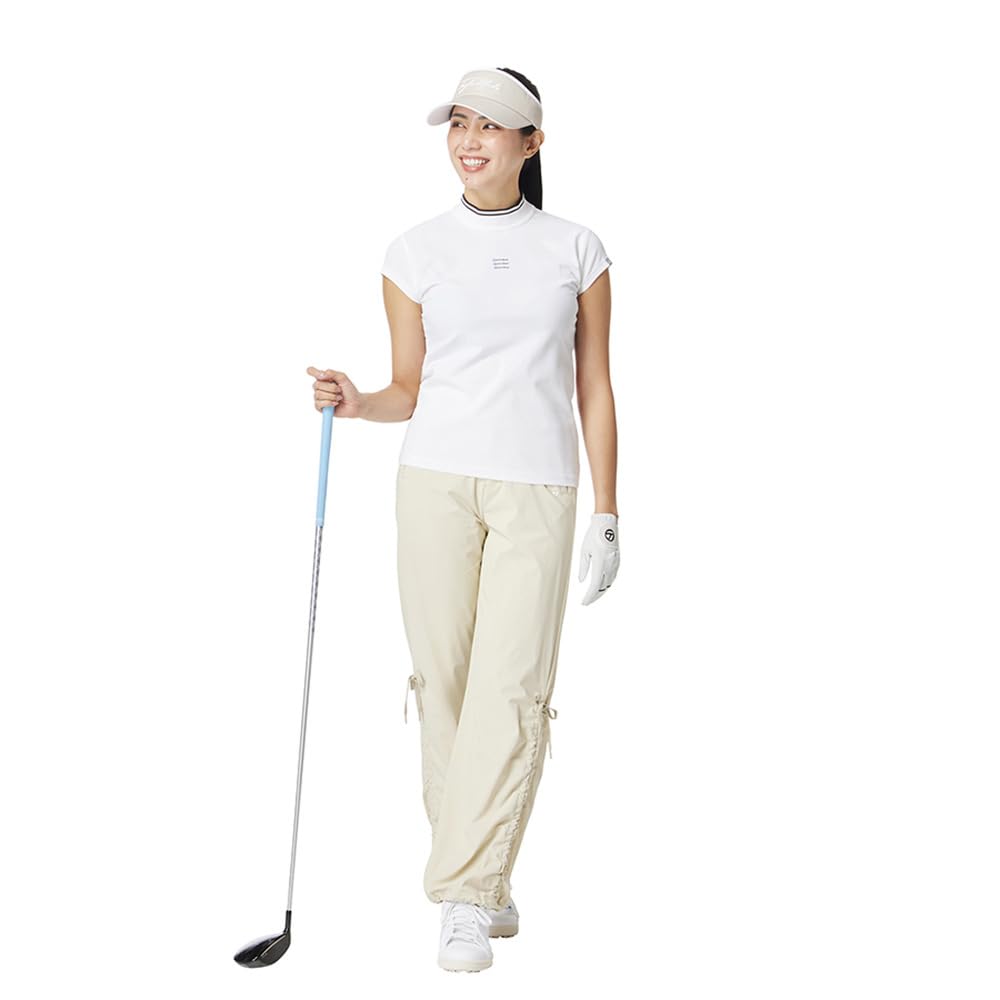 TaylorMade TM Basic C/S Mock, White, Size L, Women's, 2025SS UN672