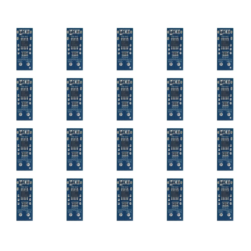 10/20Pcs PD Fast Charging Test Board 5-20V Adjustable Charger Power Delivery Boost Module USB Type-C Power Supply Accessories