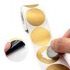 300pcs/Roll Self-adhesive Scratch Labels Stickers 2.5cm DIY Scratch Stickers  Party Supplies