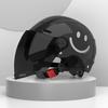 Miling Motorcycle Helmet with Dual Visor & Taillight