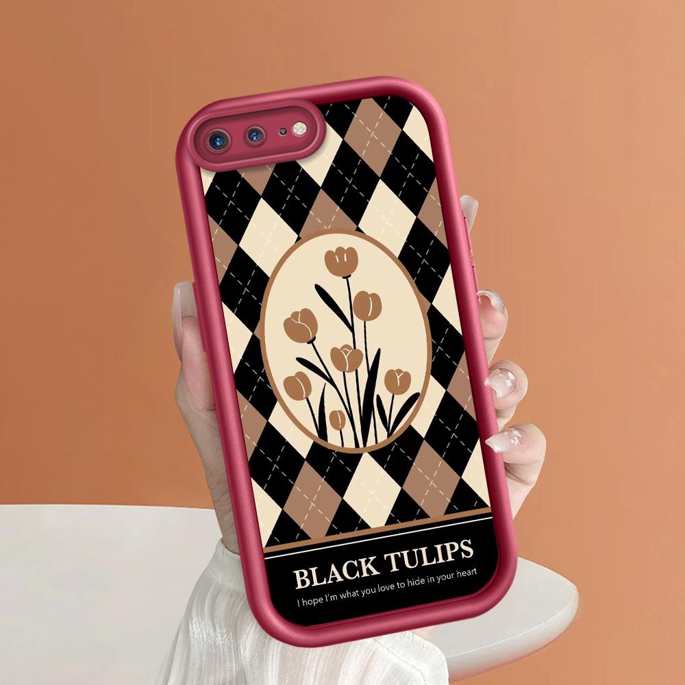Vintage Tulips Phone Case for iPhone Samsung Galaxy Xiaomi Redmi POCO HUAWEI Honor Shockproof Rubber Soft Flexible Cover Casing