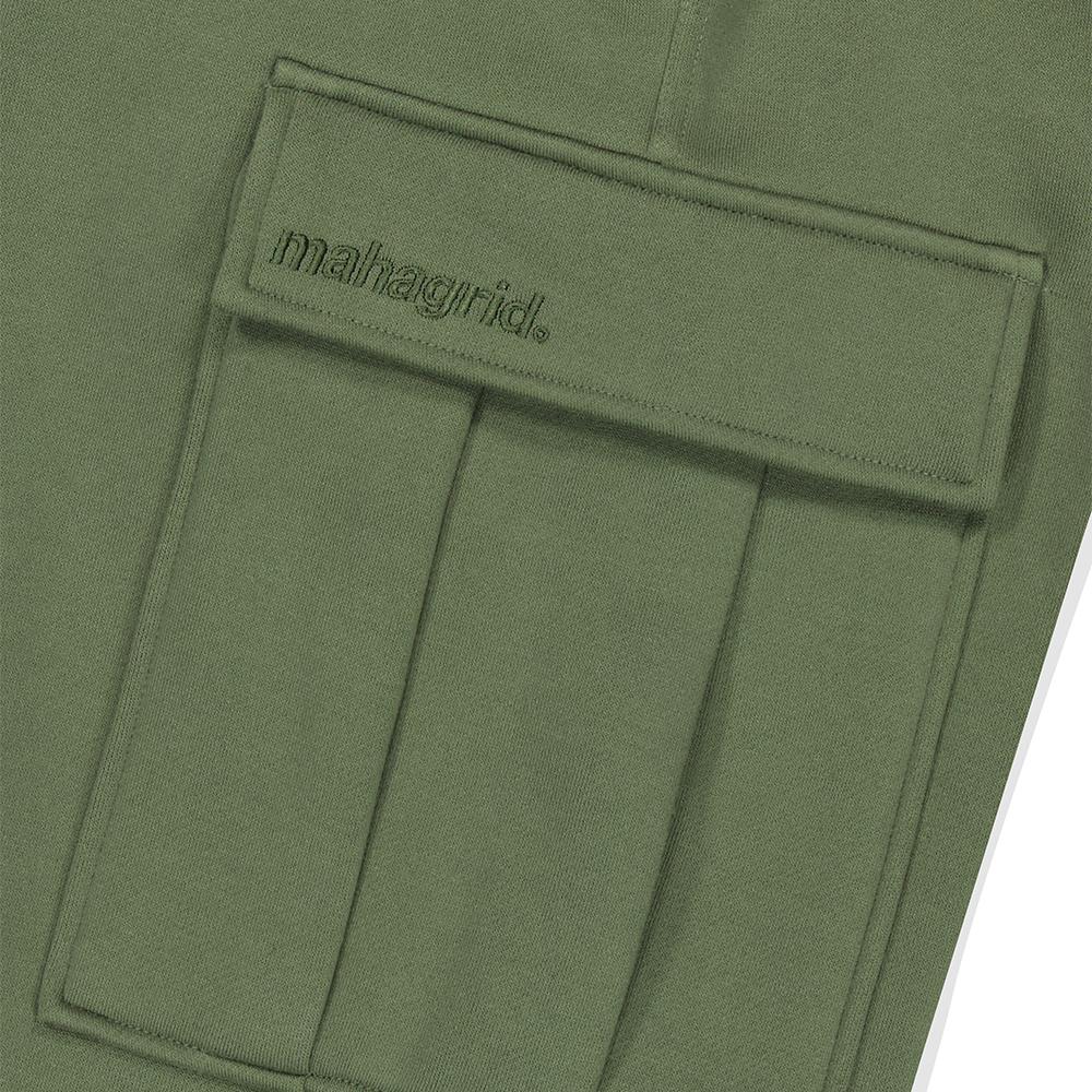 MAHAGRID String Cargo Sweatpant Khaki(Mg2Dfmpa01A)