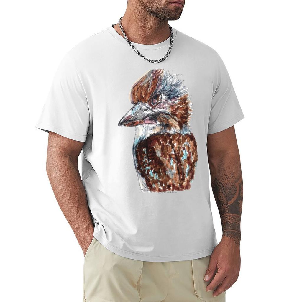Kooki the Kookaburra TShirt tees summer tops blacks men t shirt