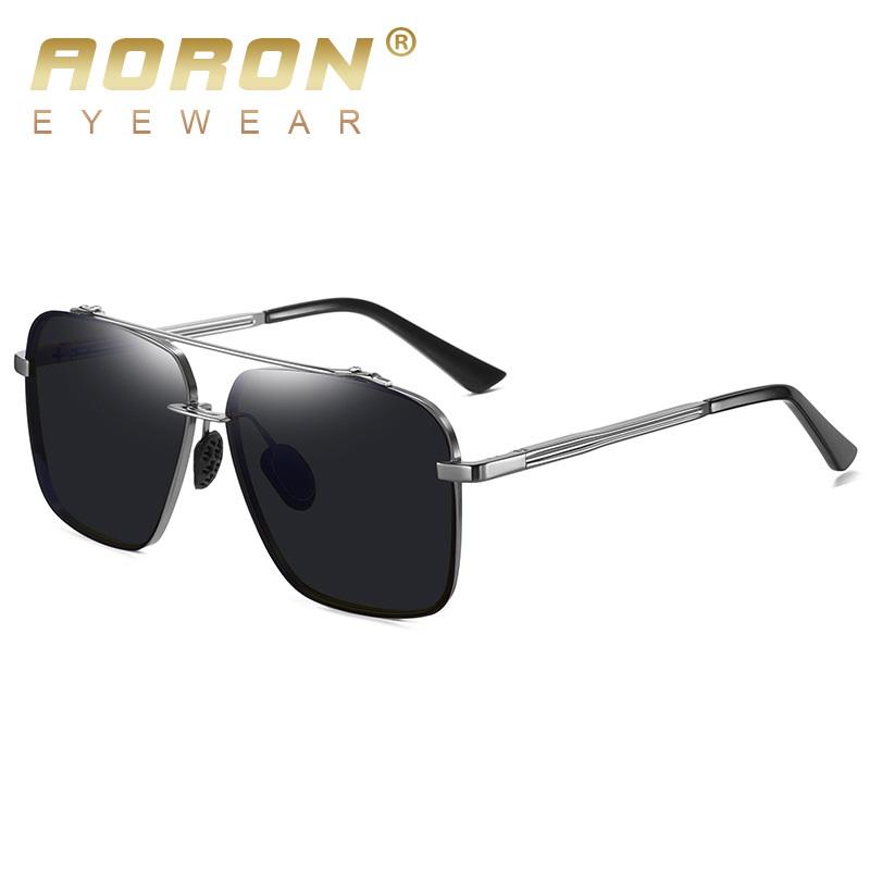 

Поляризованные солнцезащитные очки AORON в квадратной оправе для мужчин, модный дизайн, роскошные подарки