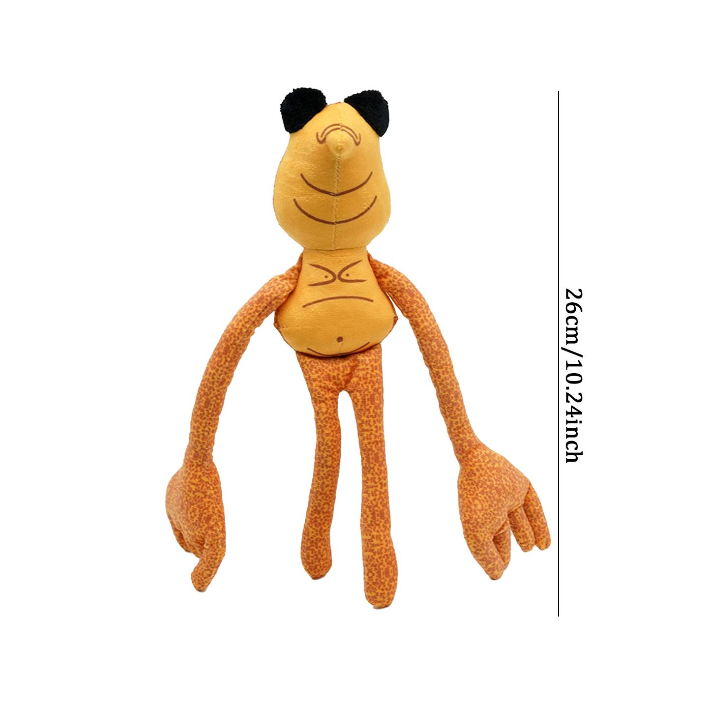 Treasuringu Neues Marcus Wurm Plüschtier Kawaii Oranger Monster Kuscheltiere Lustiges Plüschtier Halloween Geburtstagsgeschenke