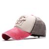 European and American fashion anchor retro and old washed baseball cap, sunshade cap, men's and women's hats, alphabet hat