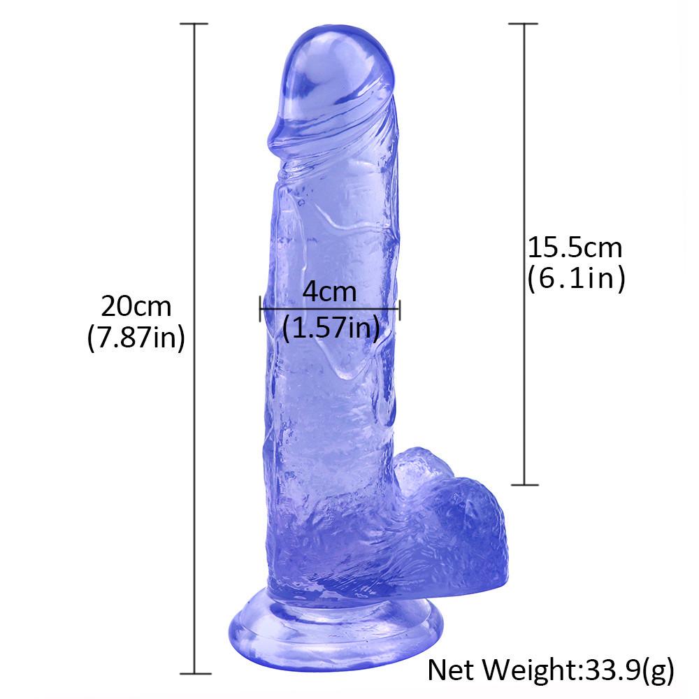 20cm realistické dildo Výkonná přísavka Hry pro dospělé Obrovský penis Big Dick Ženská masturbační zařízení Erotické sexuální hračky pro páry