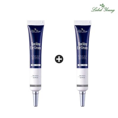 [1+1] Eye Wrinkle/Under-Eye Sagging Fat Care + Hydration Shocking Premium Eye Cream 20ml