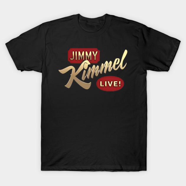 

Men Black Print T-shirt Jimmy Kimmel Live Suspended No-Cut Transfer Paper Print Cotton Tshirt L чорний