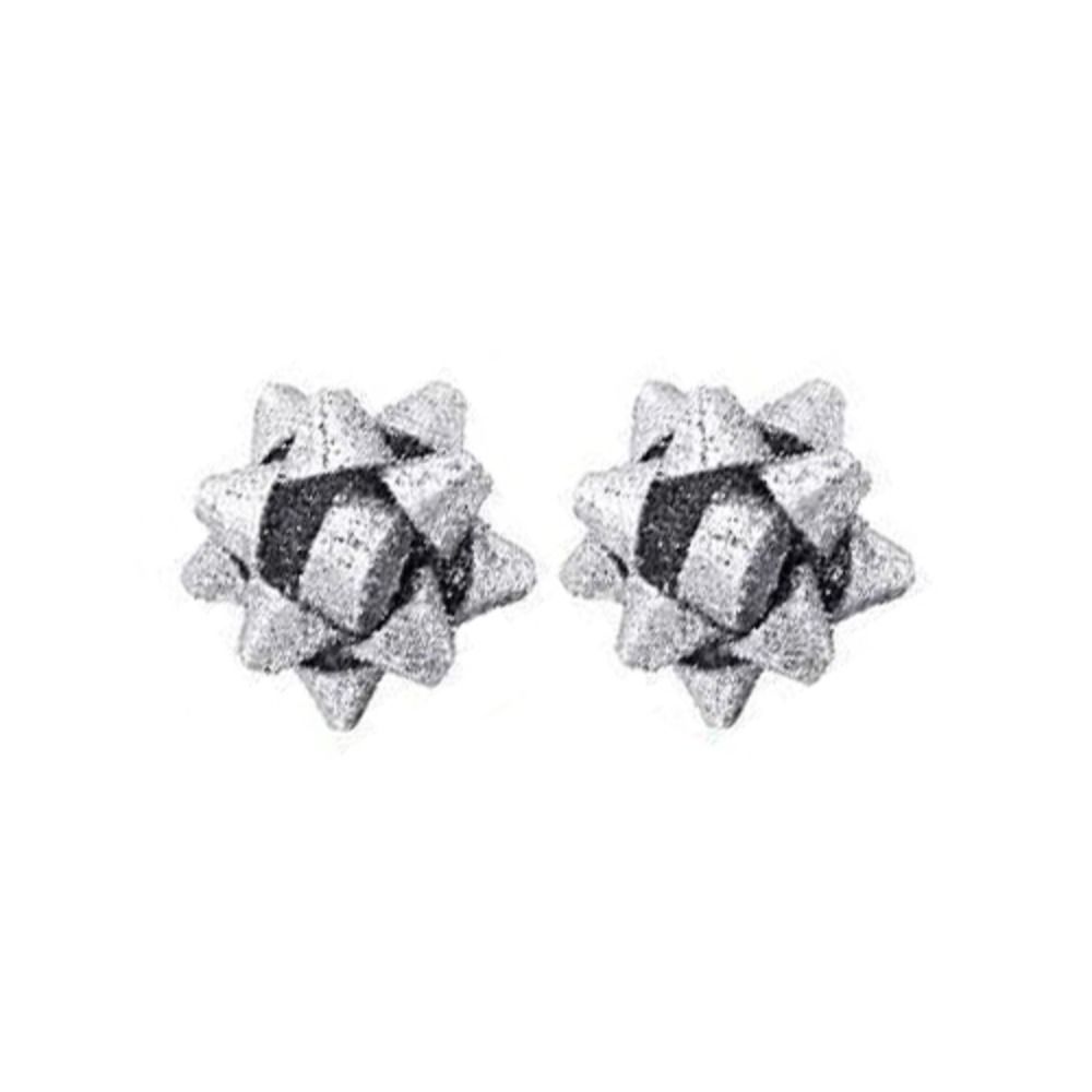 Star Ribbon Merry Christmas Earrings Snowflake Wrap Bow Stud Earrings  Girls