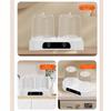 2 Modes Double Cup Washing Machine Transparent Tank Portable Sock Washer  Dormitory Use
