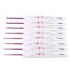 8pcs Plastic Handle Crochet Hooks Set Soft Floral Print Handle Crochet Hook Kit  For Beginners