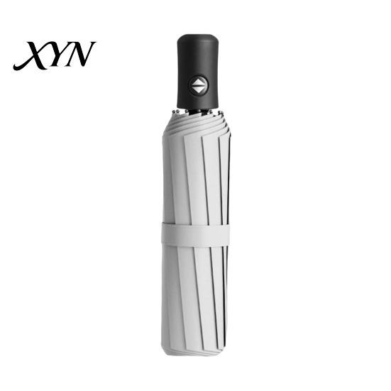 Sunscreen Umbrella Automatic Folding with Carabiner Handle, UV Rain Protection Travel Wind Resistant Umbrella, Windproof Rainproof Portable for Women