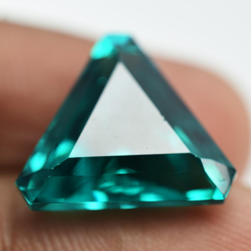 Natural Green Tourmaline Loose Gemstone Trillion Cut 10.00 Ct October Birthstone for Gem Collections