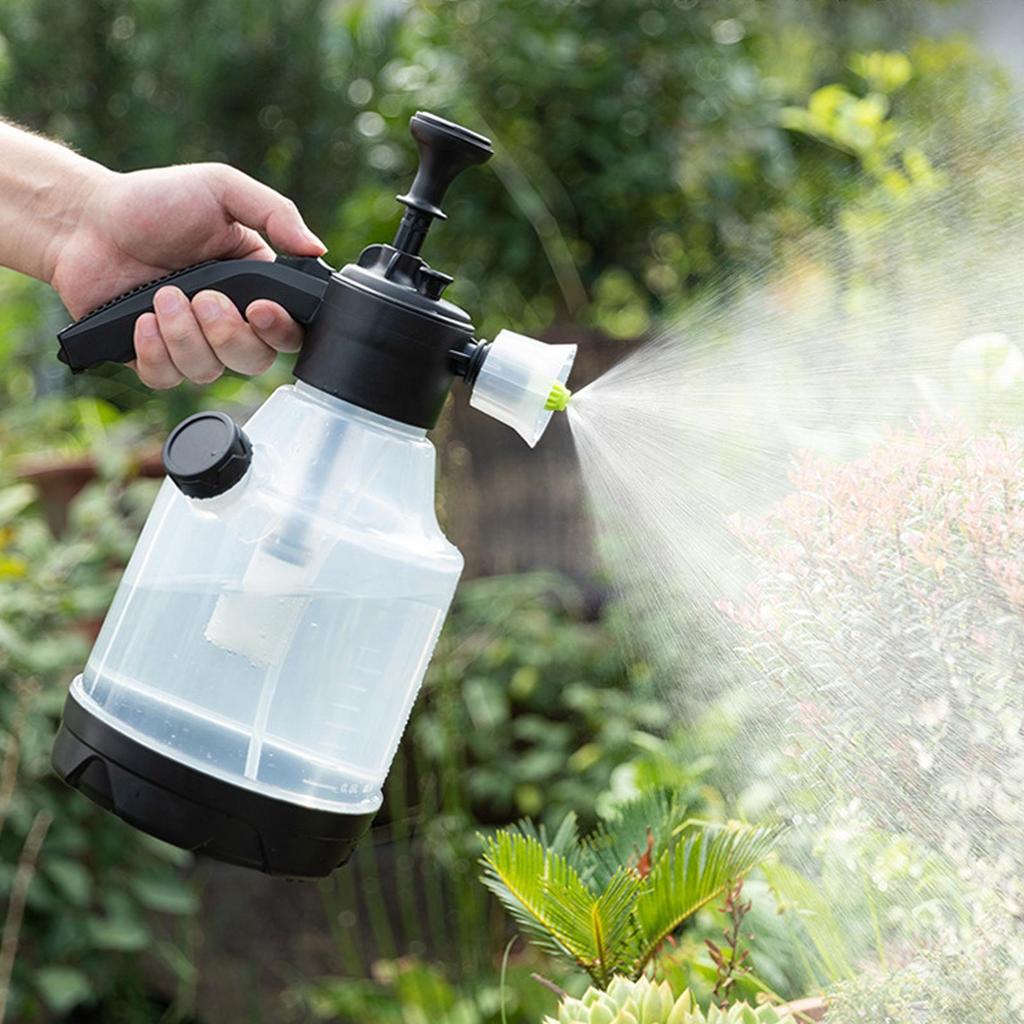 3L Hand Pump Pressure Sprayer Foam Cleaning Agent Spray Bottle For Car Detailing Outdoor Watering Flower Care Household Cleaning