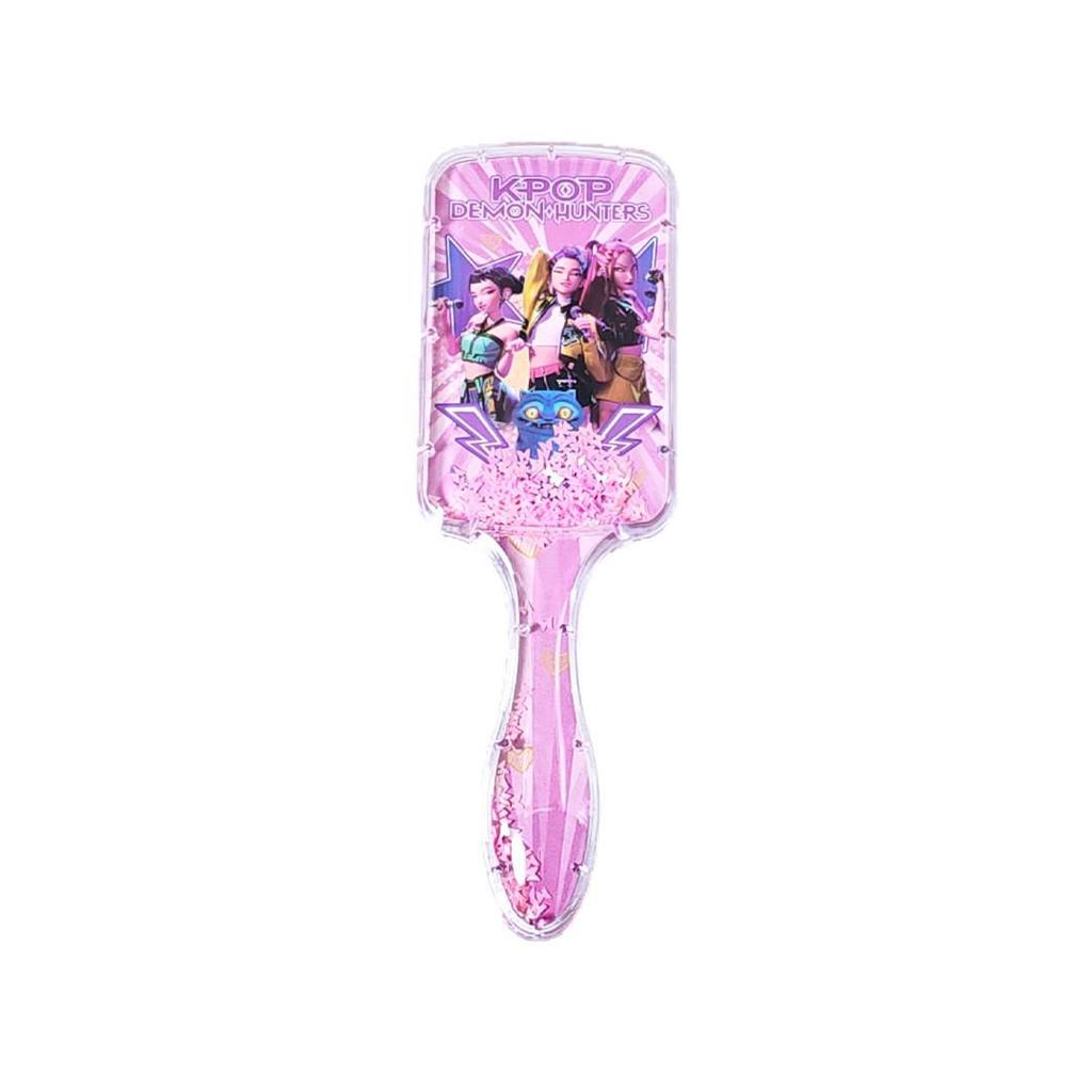K-POP Demon Hunter Girl Group Long Handle Cartoon Square Air Cushion Comb
