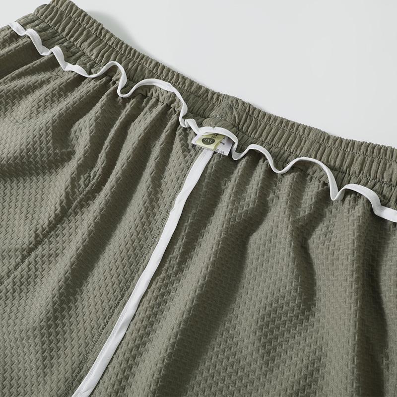 Plus Size 4XL-11XL Oversized Sleeveless T-shirt Summer Men's 2 Pieces Set Fashion Shorts Sets Vintage Clothes