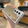 Girl Makeup Mirror  Airbag Bumper Case for Samsung Galaxy Z Fold 7 6 5 4 3 Fold 7 Z Fold 6 5 Plating Mirror Cover Z Fold 7
