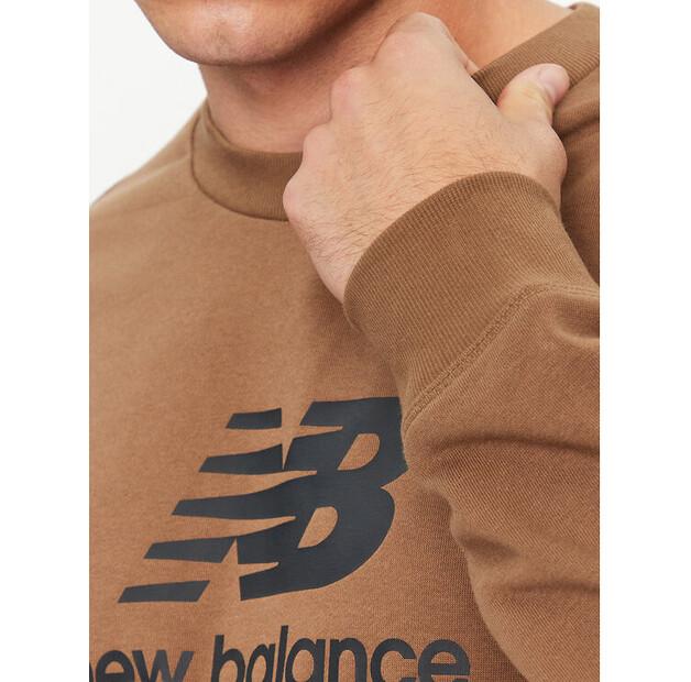 Худи New Balance Essentials Stacked Logo French Terry Crewneck