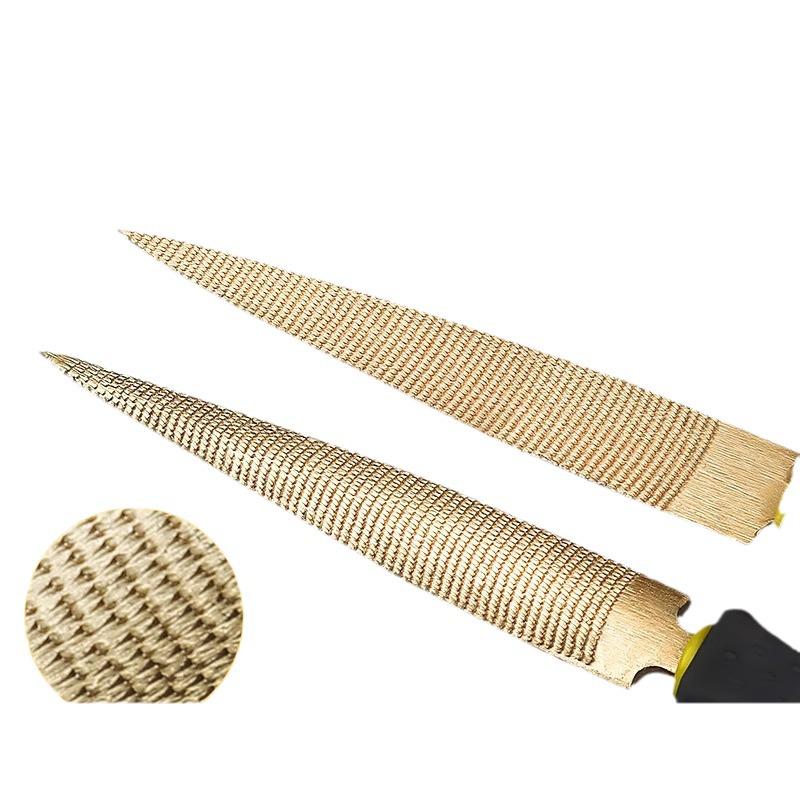 Tungsten Steel Coarse Tooth Hand File for Woodworking & Chainsaw - Wear-Resistant, Fine Finish