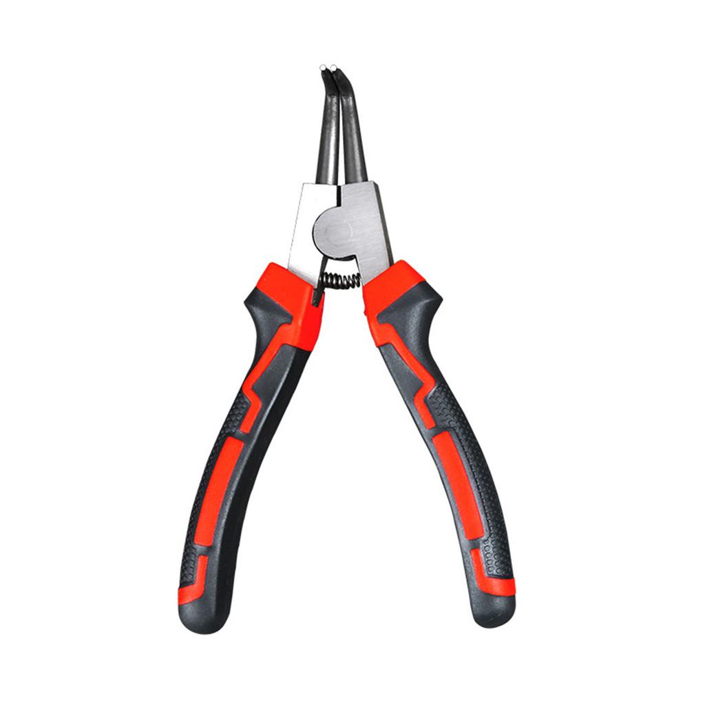 Cleste cu inel elastic de 7 inch Cleste Circlip Pentru Sarcini Precise Cu Durabilitate Oțel Aliaj Și Cap Ergonomic Îndoit