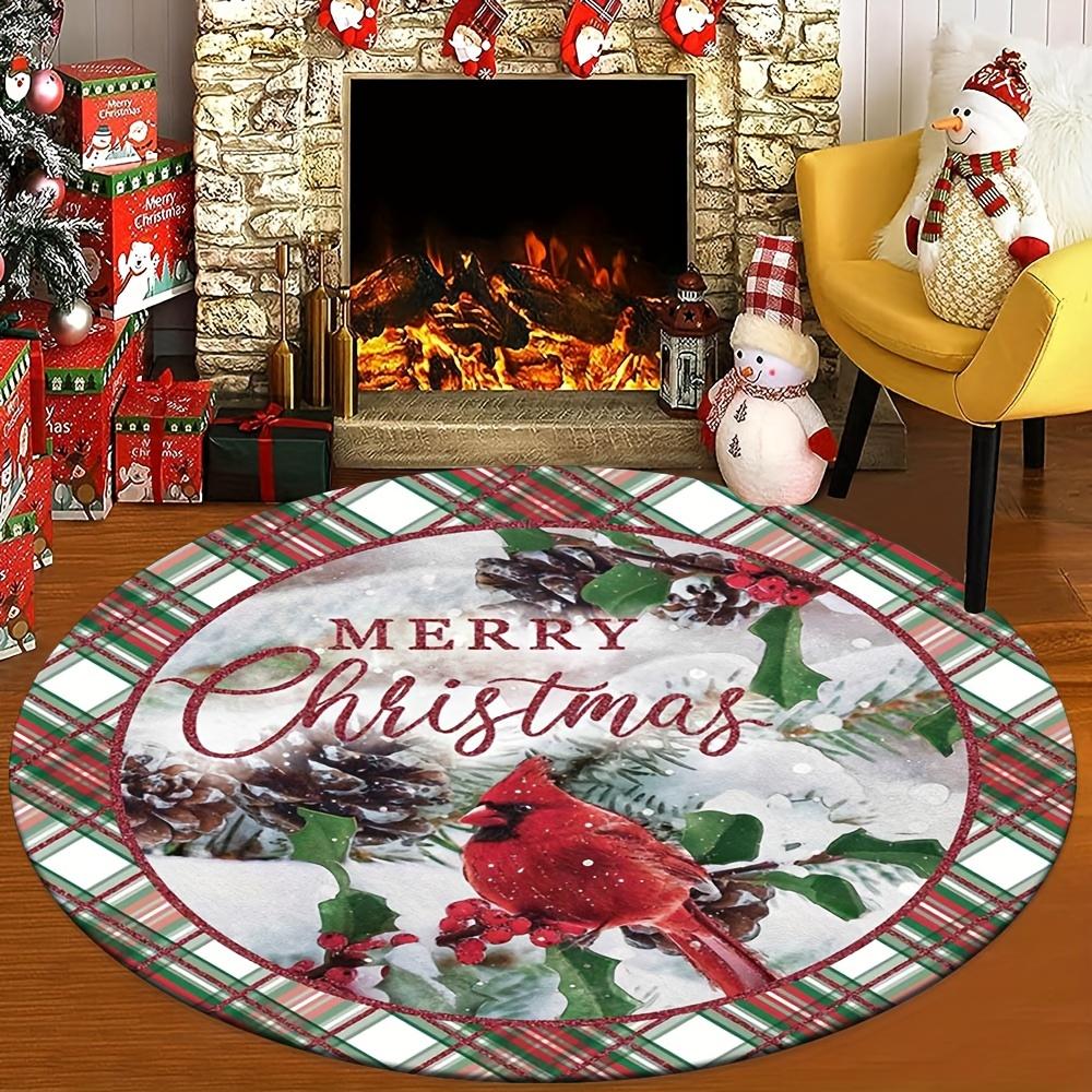 

1pc Retro Spider Web Pattern Round Floor Mat, Non-slip for Living Room Bedroom Chair Carpets Home Decor Gifts, Home Decor Room Decor Outdoor 80cm by 80cm